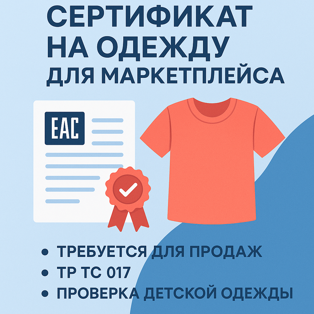 Сертификат на одежду для маркетплейса